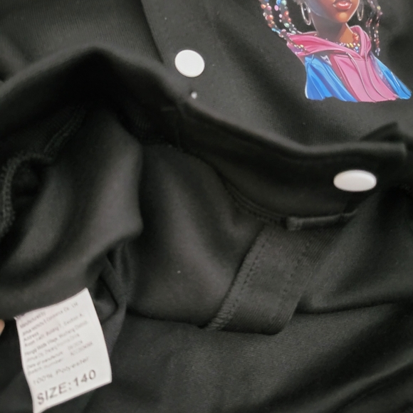 Girls Spring/fall Coat. Button Up. - Picture 3 of 4